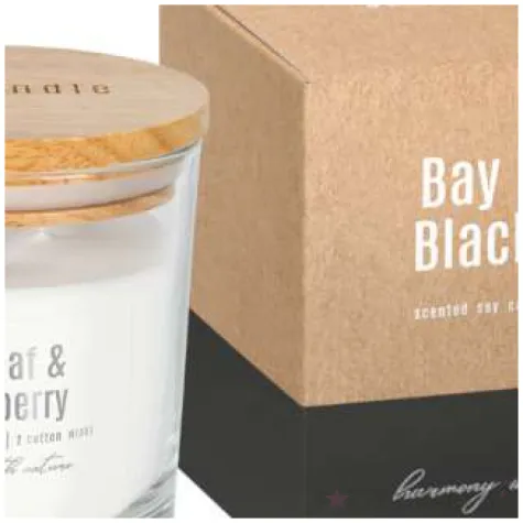 swieca zapachowa w szkle lisc laurowy i jezyna z wieczkiem sojowa bispol 8 5 x 8 2 cm