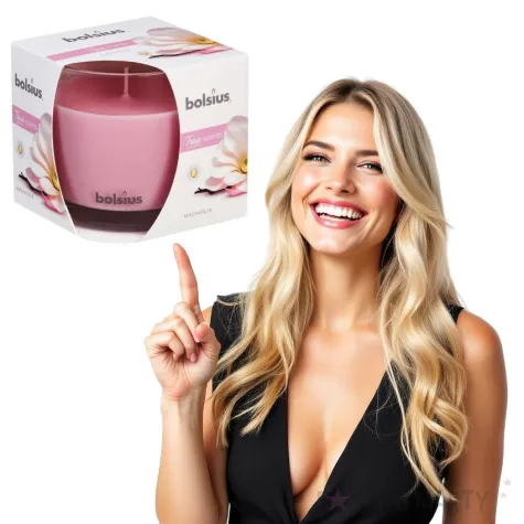 swieca zapachowa w szkle magnolia bolsius 9 5 cm