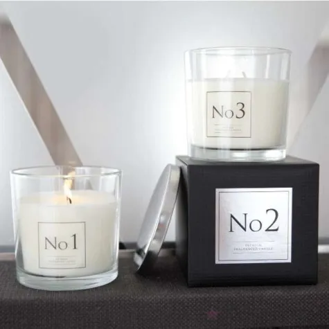 swieca zapachowa w szkle paczula i bursztyn premium no 2 bispol 100 107 mm