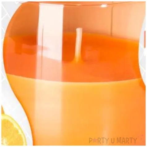 swieca zapachowa w szkle pomarancza bispol 72 79 mm