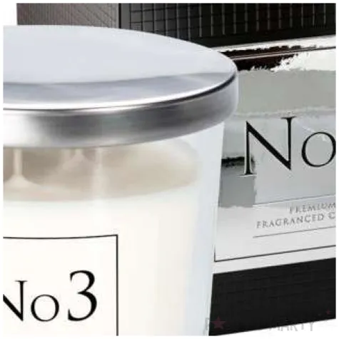 swieca zapachowa w szkle premium no 3 bispol 10 cm