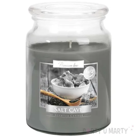 swieca zapachowa w szkle sloik xl grota solna aura 100 h 140 99 mm