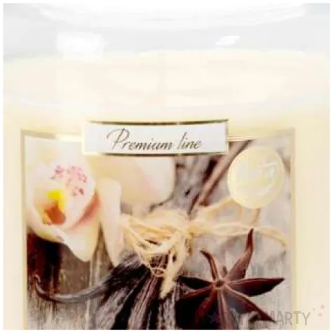 swieca zapachowa w szkle sloik xl wanilia aura 100 h 14 cm