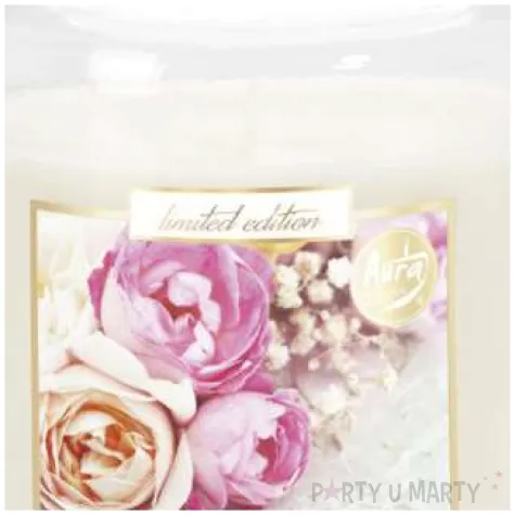 swieca zapachowa w szkle sloik xl wyjatkowy dzien aura 100 h 14 cm