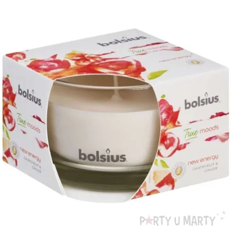 swieca zapachowa w szkle t m grejpfrut i imbir bolsius 63 90 mm