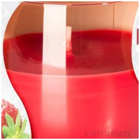 swieca zapachowa w szkle truskawka aura 7 cm