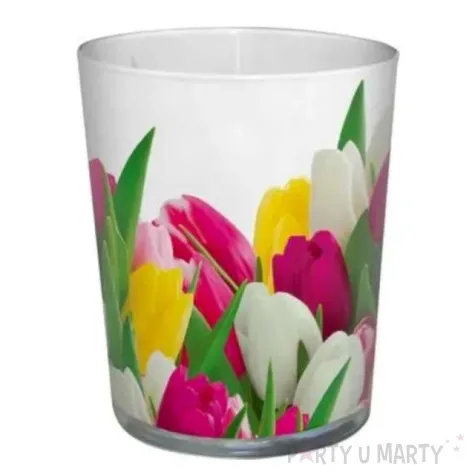 swieca zapachowa w szkle tulipany mix paw 79x94 mm