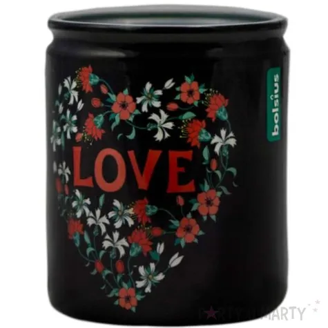 swieca zapachowa w szkle ulotna milosc czarna bolsius 82 68 mm