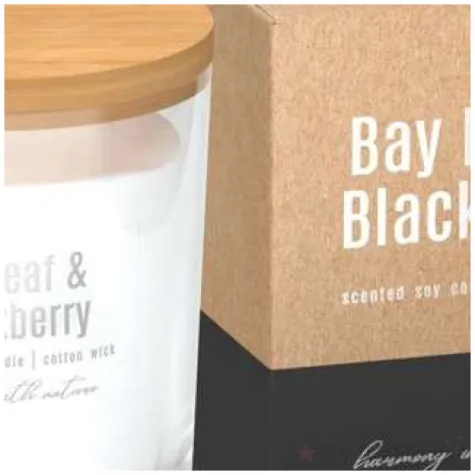 swieca zapachowa w szkle z wieczkiem cedr i wanilia bispol 9 2 cm