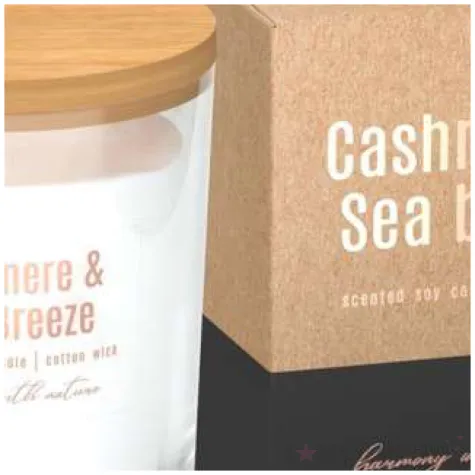 swieca zapachowa w szkle z wieczkiem kaszmir i bryza morska bispol 9 2 cm