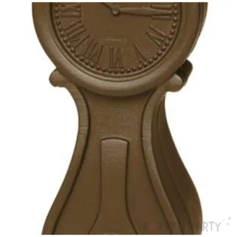 swieca zegar vintage xxl brazowy candellana