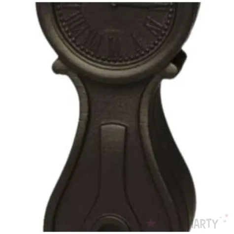 swieca zegar vintage xxl czarna perla candellana