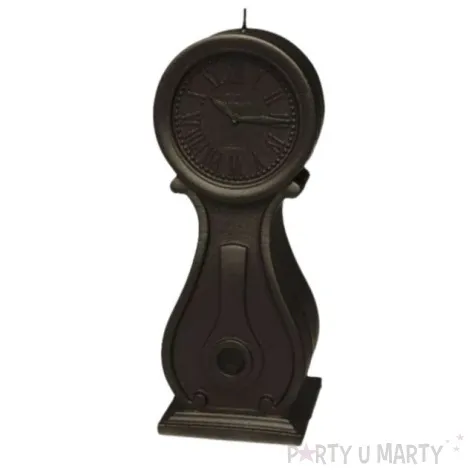 swieca zegar vintage xxl czarna perla candellana