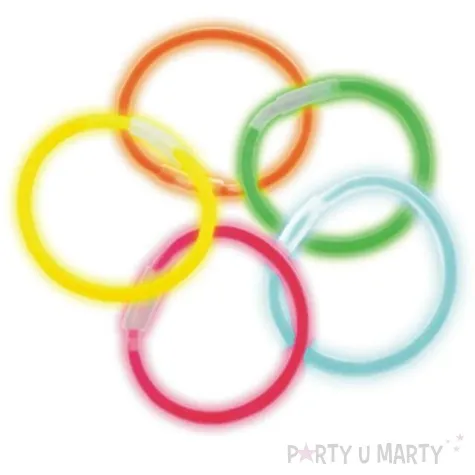 swiecace bransoletki 20 cm 100 szt