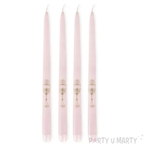 swiece komunijne rozowy 29 cm 1 op