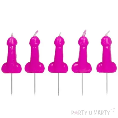 swiece penisy rozowe folat 5 szt