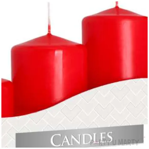 swiece pienkowe classic czerwone aura mix 4 szt