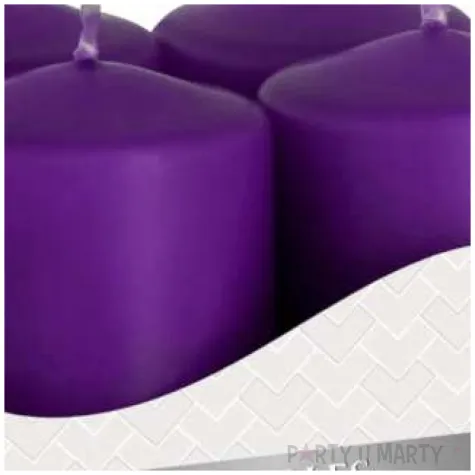 swiece pienkowe wotywne fioletowe bispol 60 38 mm 4 szt