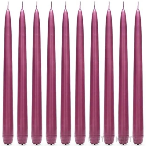 swieczka classic pastel 24 cm winogronowa 10 szt