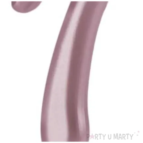 swieczka cyfra 7 partypal rozowe zloto 10 cm