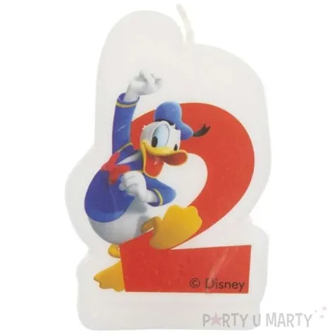 swieczka disney kaczor donald 2 procos