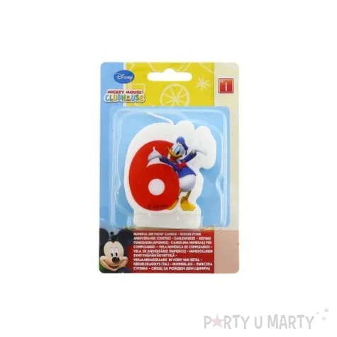 swieczka disney kaczor donald 6 procos