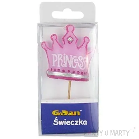 swieczka korona princess