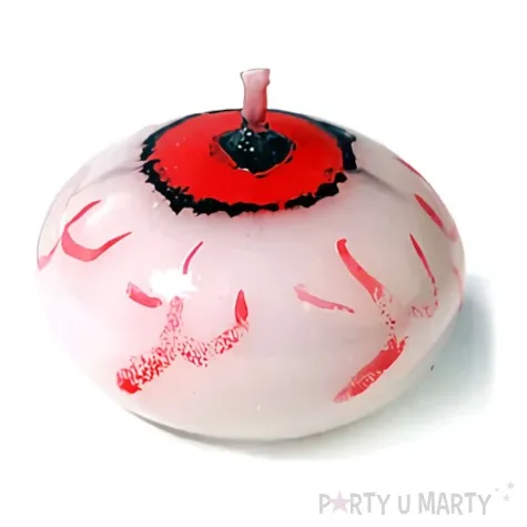 swieczka krwawe oko plywajace partydeco 40 mm