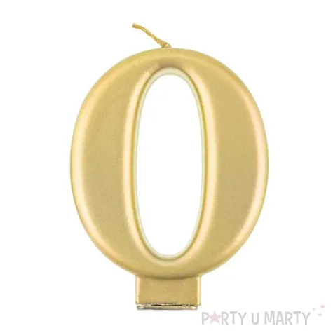 swieczka na tort 0 zloty godan