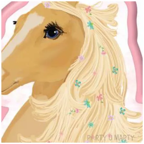 swieczka na tort bajkowy konik amscan