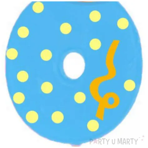 swieczka na tort cyfra 0 broadway ravi niebieska