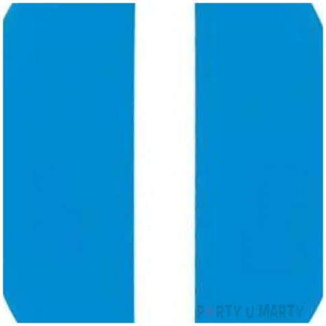 swieczka na tort cyfra 0 iskrzaca niebieska givi 9 5 cm