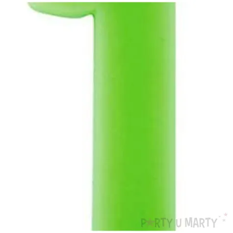 swieczka na tort cyfra 1 iskrzaca zielona givi 9 5 cm