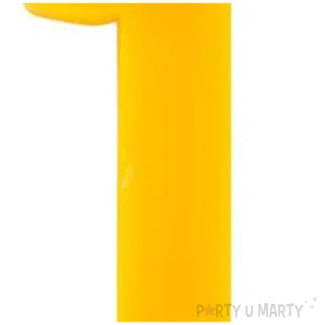 swieczka na tort cyfra 1 iskrzaca zolta givi 9 5 cm