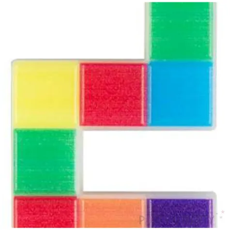 swieczka na tort cyfra 2 klocki mix arpex 7 cm