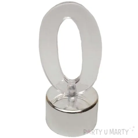 swieczka na tort cyfra led 0 top ten