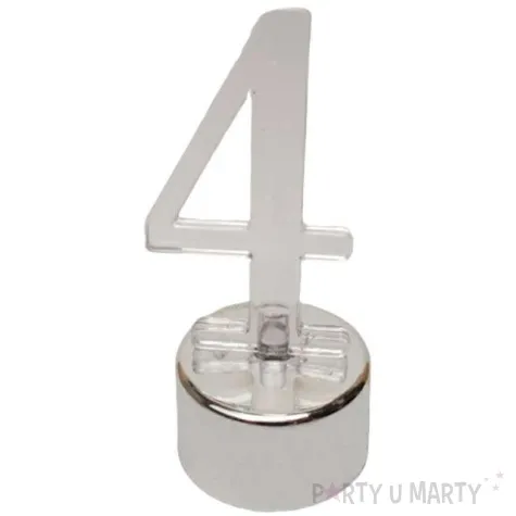 swieczka na tort cyfra led 4 top ten