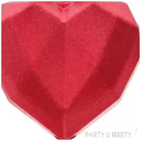 swieczka na tort diamentowe serce czerwony godan 10 5 cm