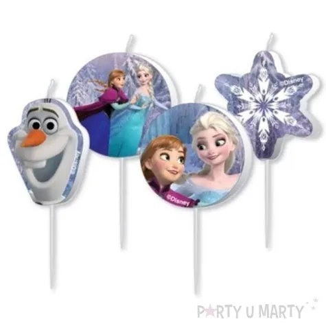 swieczka na tort frozen amscan 4 szt