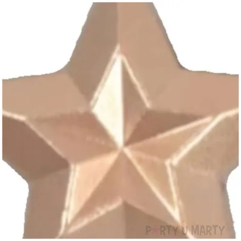 swieczka na tort gwiazdka zloty jix 9 5 cm