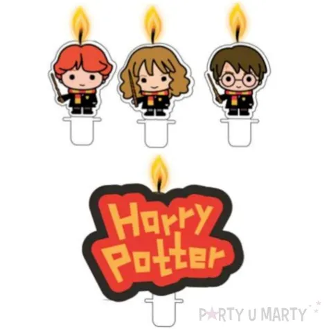 swieczka na tort harry potter hogwart amscan 4 szt