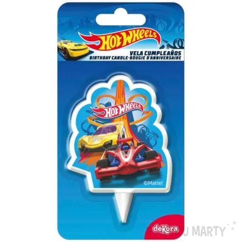 swieczka na tort hot wheels birthday dekora 7 5 cm