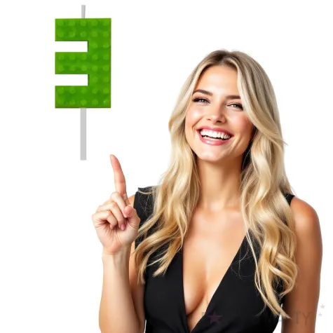 swieczka na tort klocki cyfra 3 zielona godan 5 5 cm