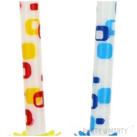 swieczka na tort kolorowe kwadraty mix godan 6 3 cm