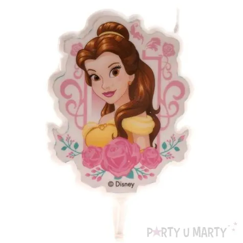 swieczka na tort ksiezniczka bella dekora