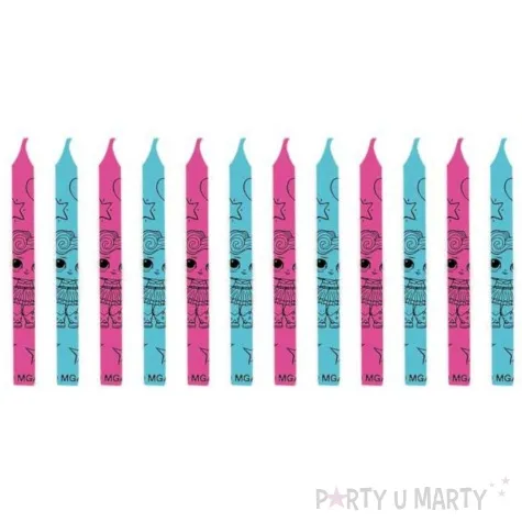 swieczka na tort lol surprise mix procos 12 szt