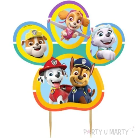 swieczka na tort paw patrol psi patrol amscan