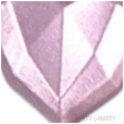 swieczka na tort serduszko rozowo zloty jix 9 5 cm