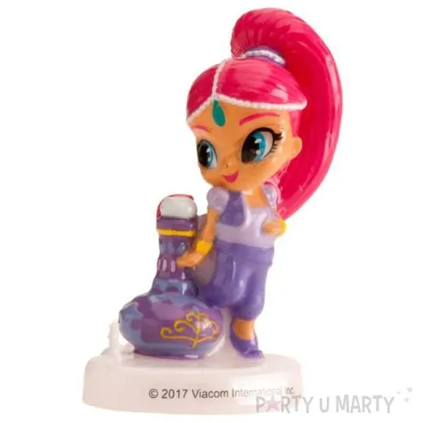 swieczka na tort shimmer 3d dekora 7 cm