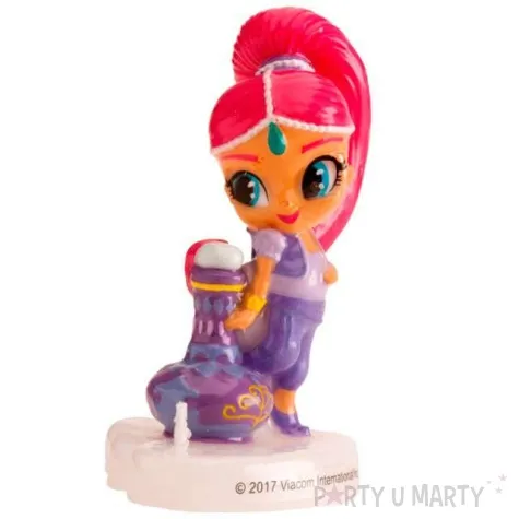 swieczka na tort shimmer 3d dekora 7 cm